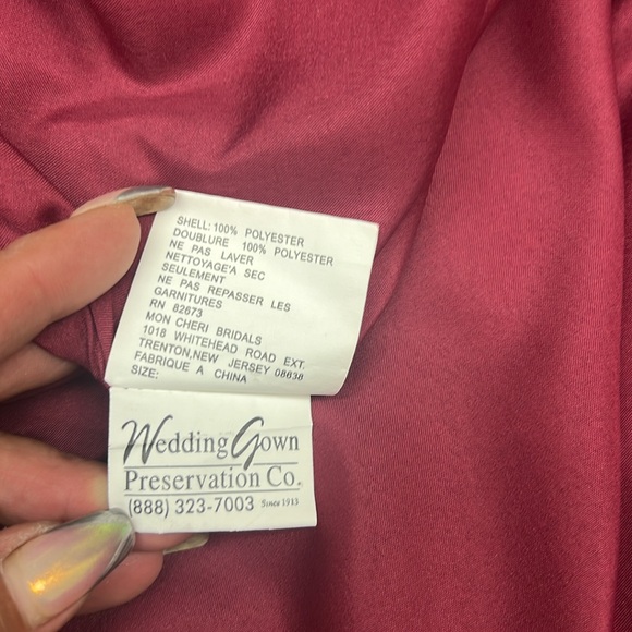 Carmen Blake by Mon Cheri beaded sleeveless fit and flare long Gown - Picture 11 of 11